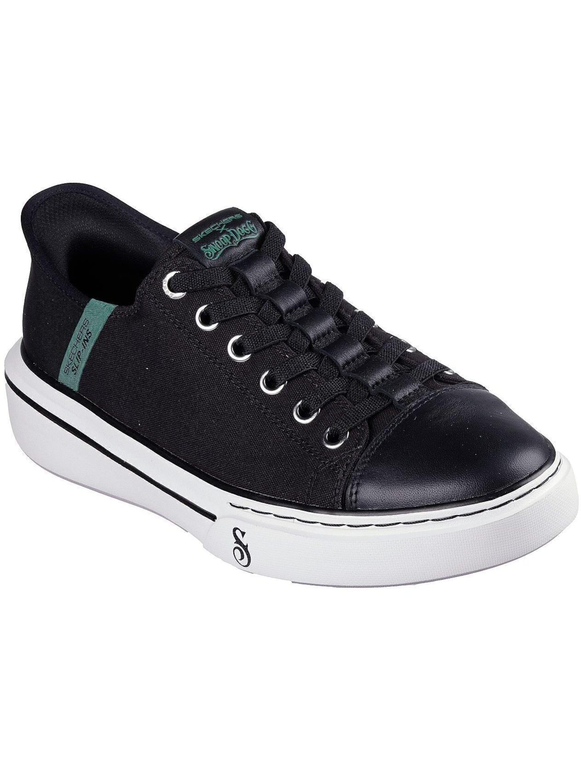 SKECHERS Sportschoen 'Skechers Snoop One-low Dogg C' in Zwart: voorkant
