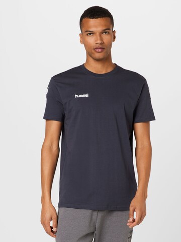 Hummel Performance shirt in Blue: front