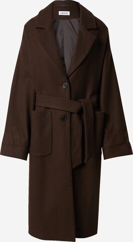 EDITED Between-seasons coat 'Santo' in Brown: front