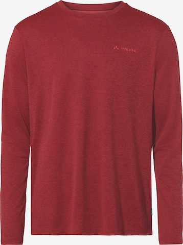 VAUDE Performance shirt 'Essential' in Red: front