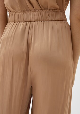 s.Oliver BLACK LABEL Wide Leg Hose in Braun