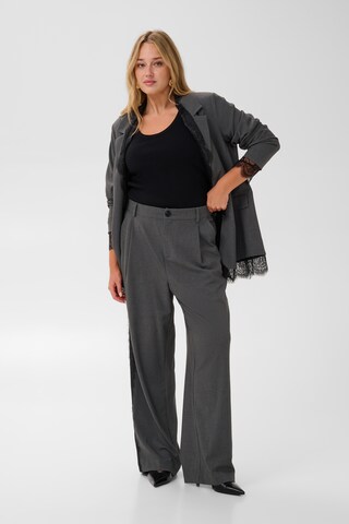 Regular Pantalon KAFFE CURVE en gris