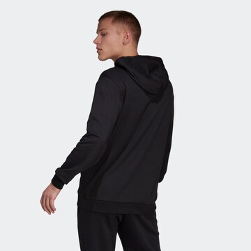 ADIDAS SPORTSWEAR Athletic Sweatshirt 'Essentials French Terry Camo-Print' in Black