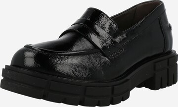 CAPRICE - Sapato Slip-on em preto: frente