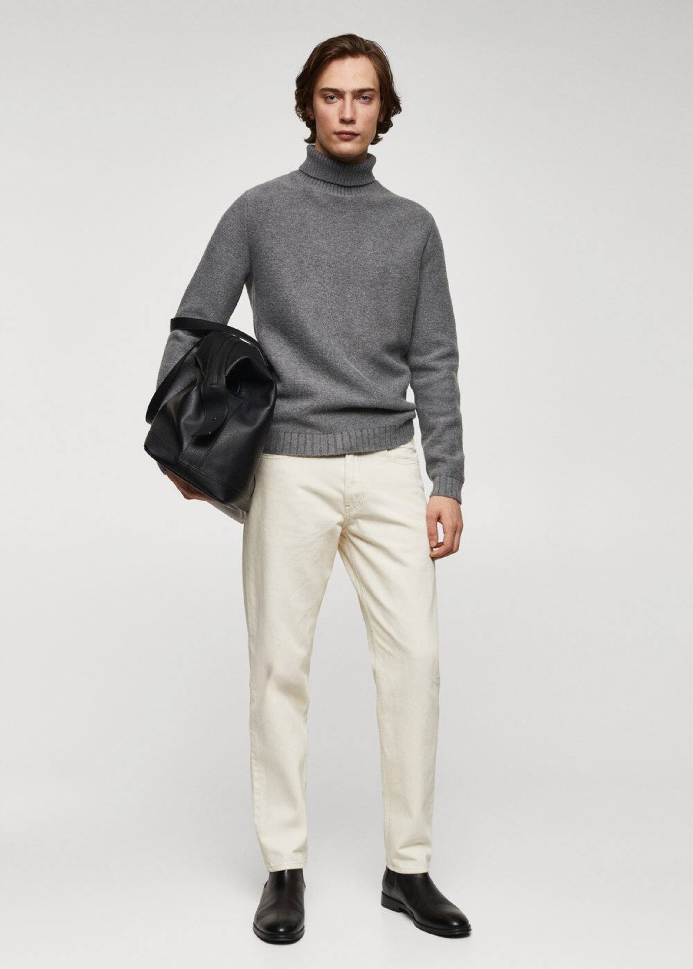 Pull col roulé homme mango new arrivals