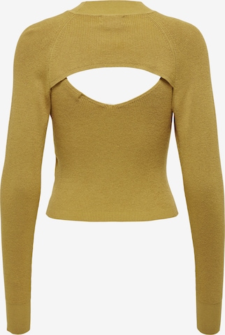 JDY - Pullover 'SIBBA' em amarelo