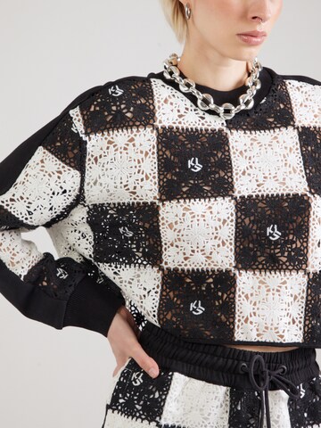 KARL LAGERFELD JEANS Pullover i sort
