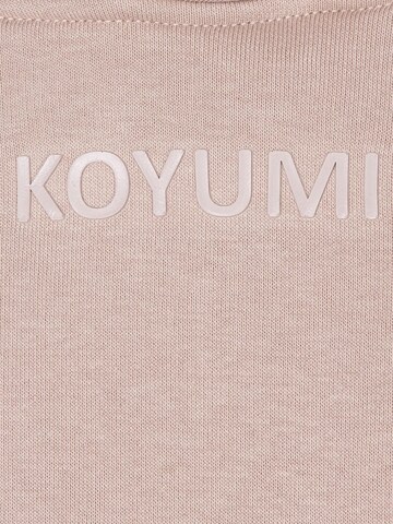 Koyumi Sweatshirt 'Suheyla Love it' in Beige