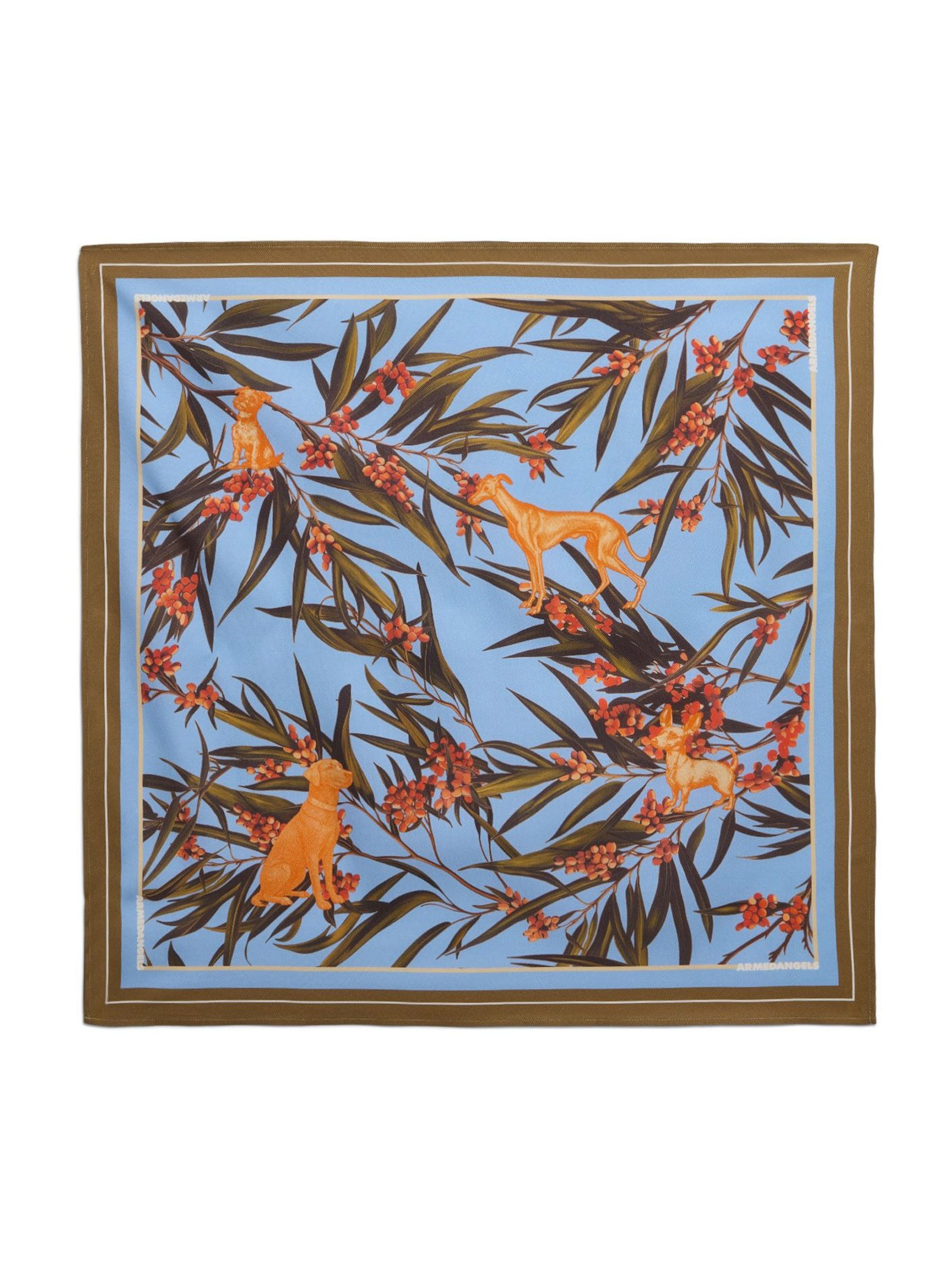 ARMEDANGELS Rätik, värv pruun: eest vaates