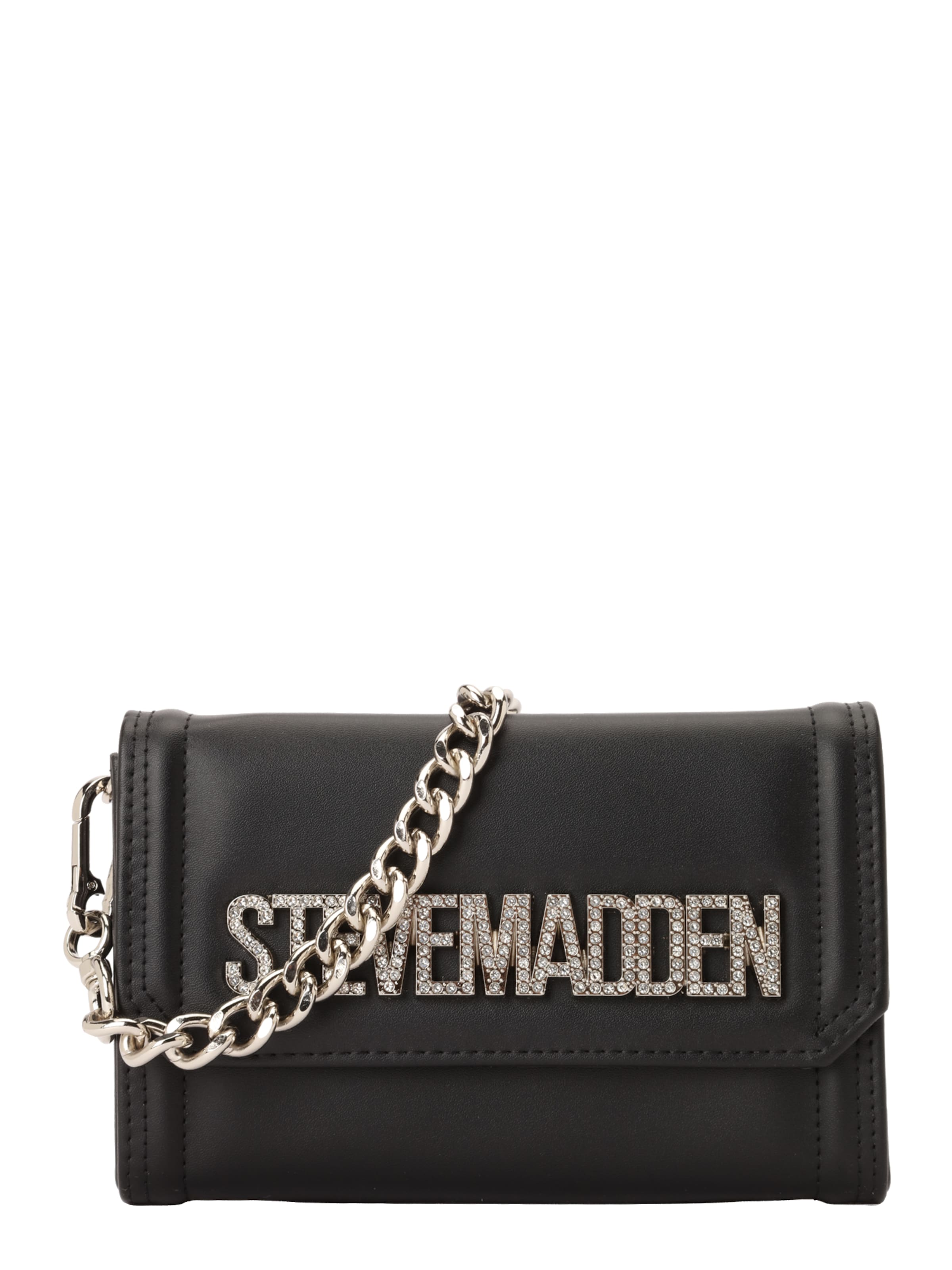 STEVE MADDEN Skuldertaske 'Bquiet' i sort: forside