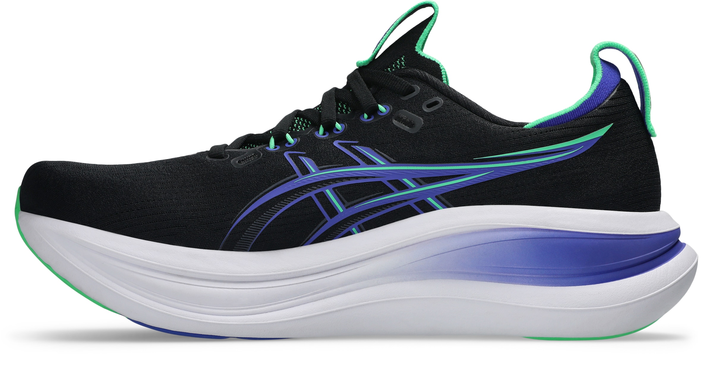 ASICS - Sapatilha de corrida 'Gel-Nimbus 28' em preto: frente