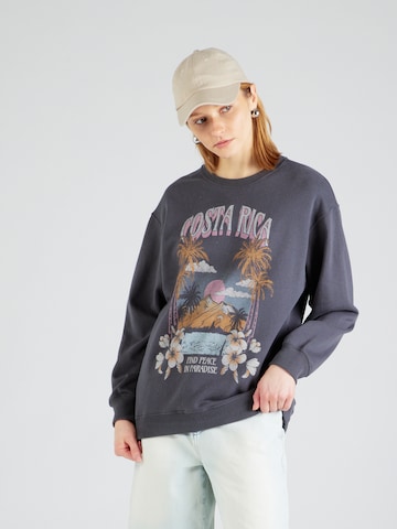 Sweat-shirt HOLLISTER en gris : devant