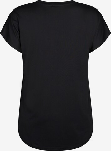 Active by Zizzi Shirt 'ABASIC' in Schwarz