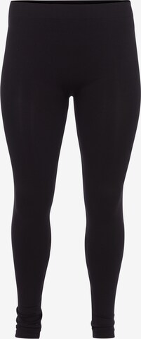 Zizzi Skinny Leggings in Zwart: voorkant