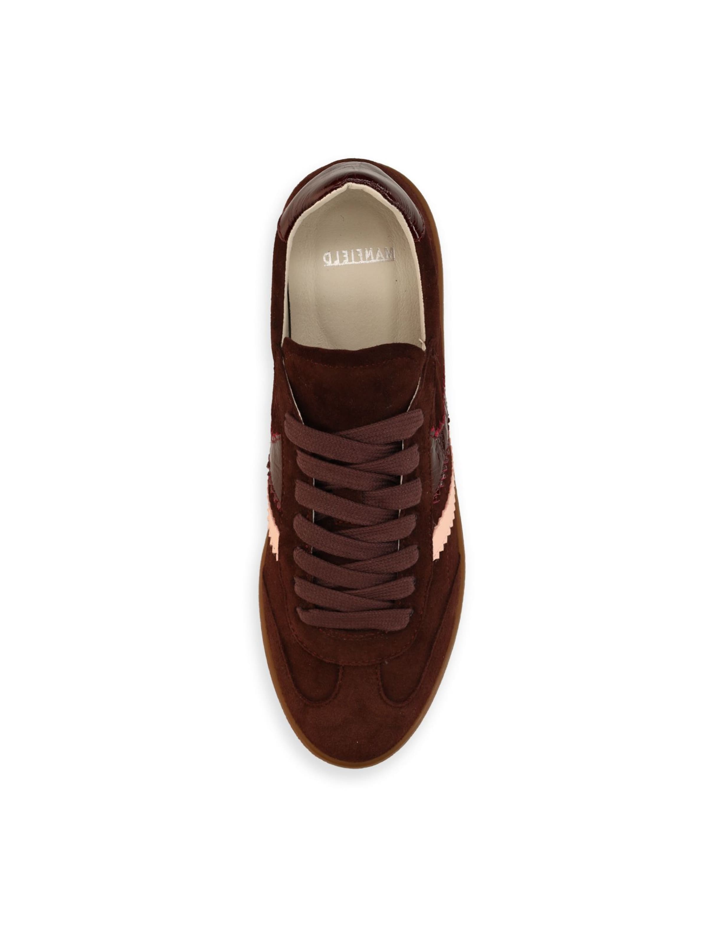 Baskets basses MANFIELD en marron