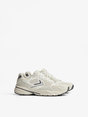 Baskets basses Bershka en gris