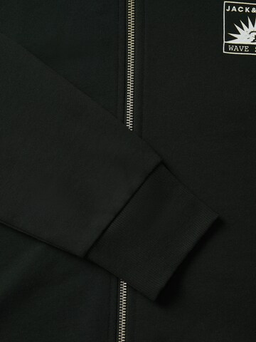 JACK & JONES Sweat jacket 'JJONE' in Black