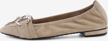 Kennel & Schmenger Ballet Flats ' PIA ' in Brown: front