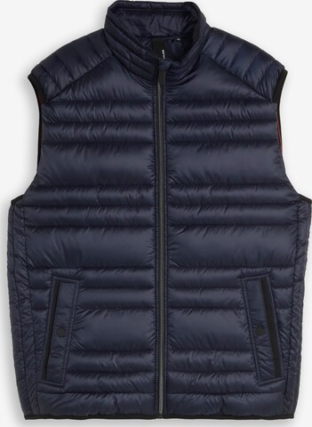 Gilet TOM TAILOR Men + en bleu : devant