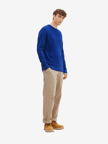 TOM TAILOR DENIM Pullover in Blau