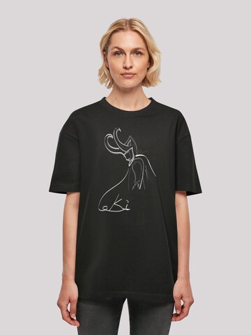 T-shirt oversize F4NT4STIC en noir : devant