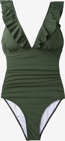 Cupshe Swimsuit in Green: front