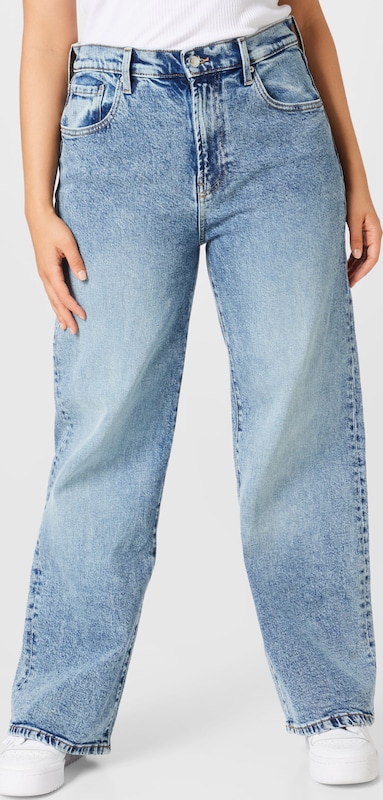 ONLY Carmakoma Regular Jeans 'Carlope' in Blau