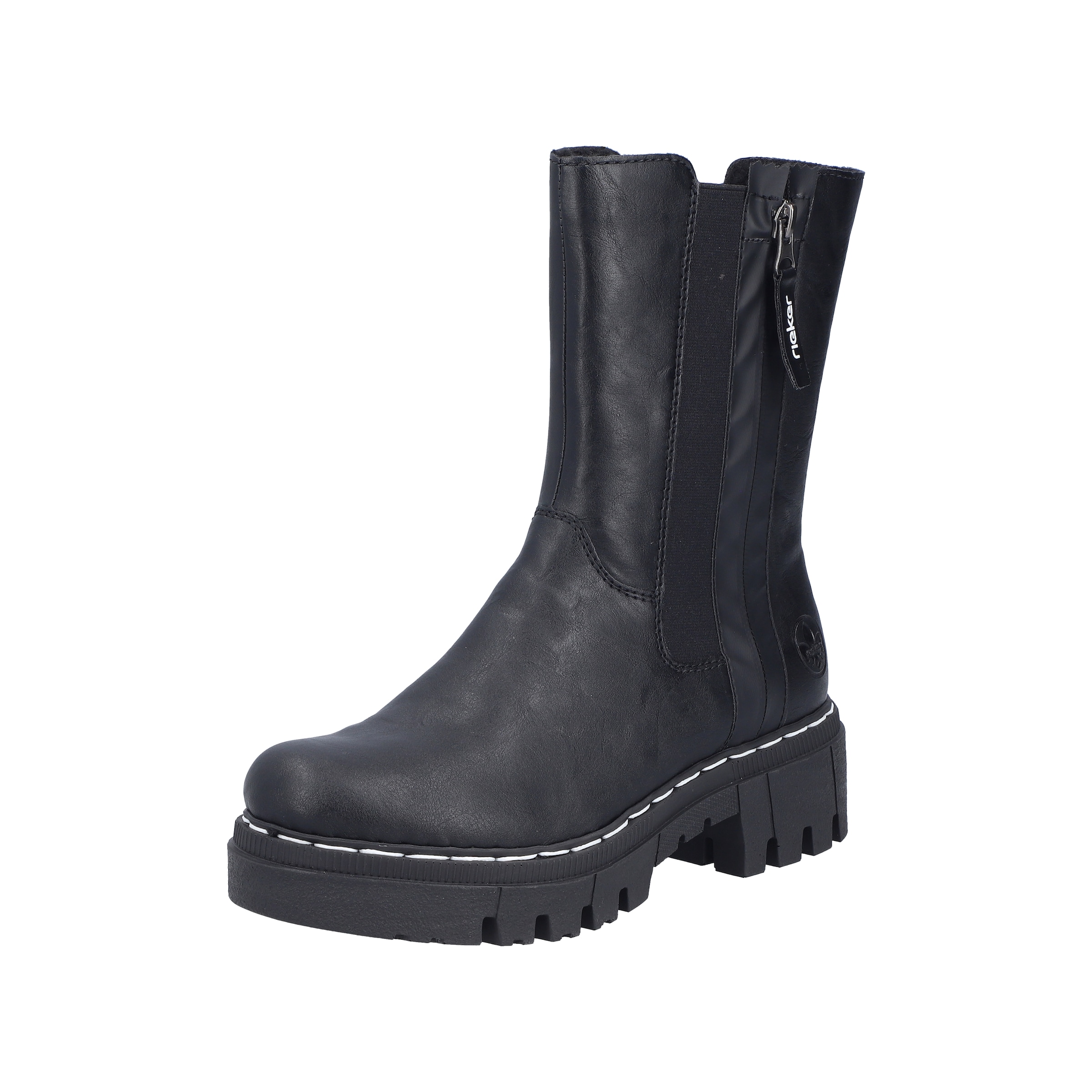 Rieker Chelsea Boots en noir, Vue avec produit