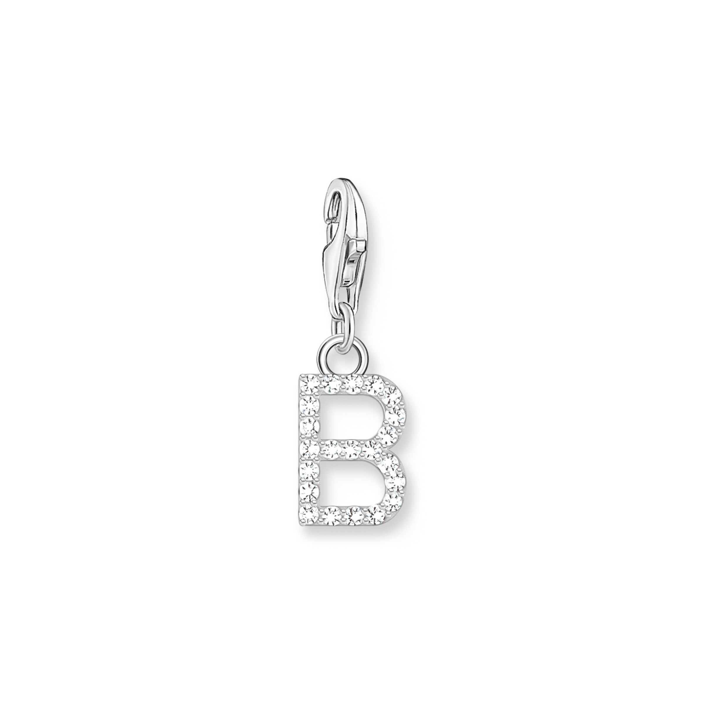 Thomas Sabo Anhänger 'B' in Silber: Vorderseite