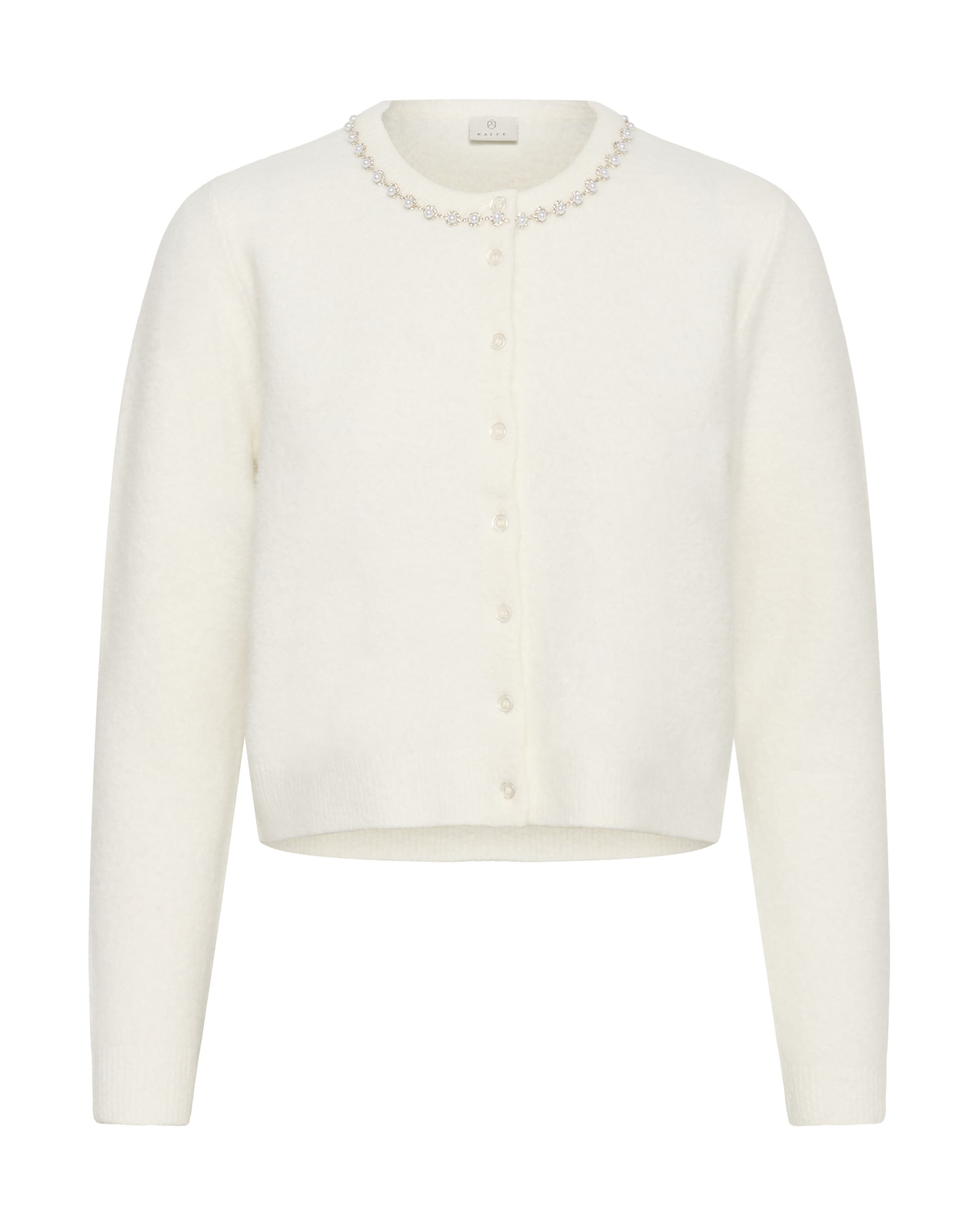 Kaffe Kardigán 'KARoxy' - Biela: predná strana