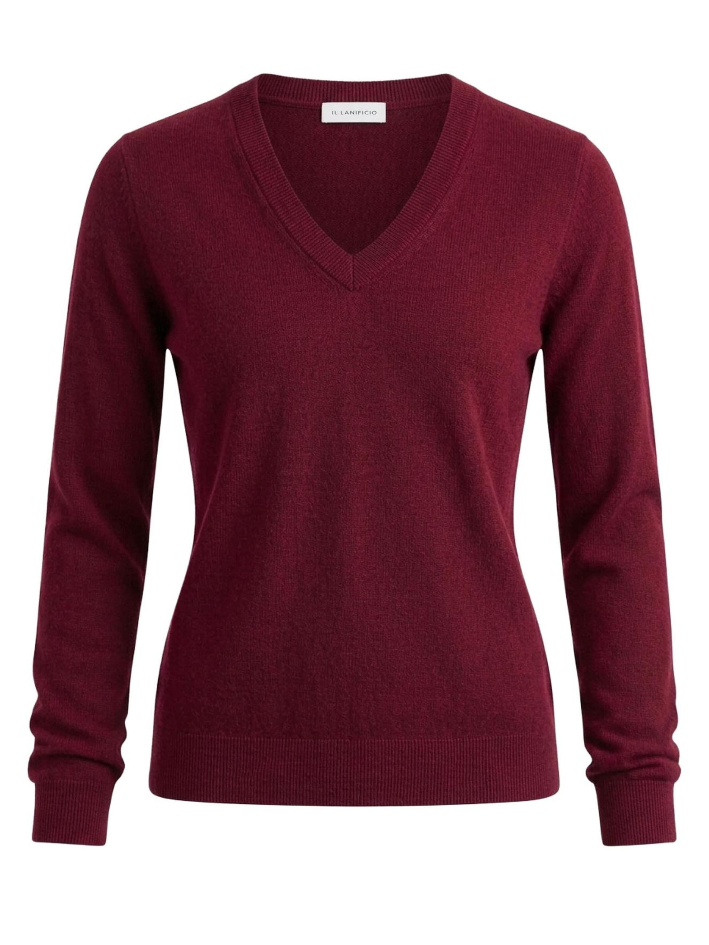 Il Lanificio Sweater in Red: front