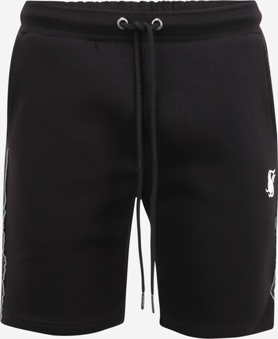 SikSilk Hose in grau / schwarz / weiß, Produktansicht