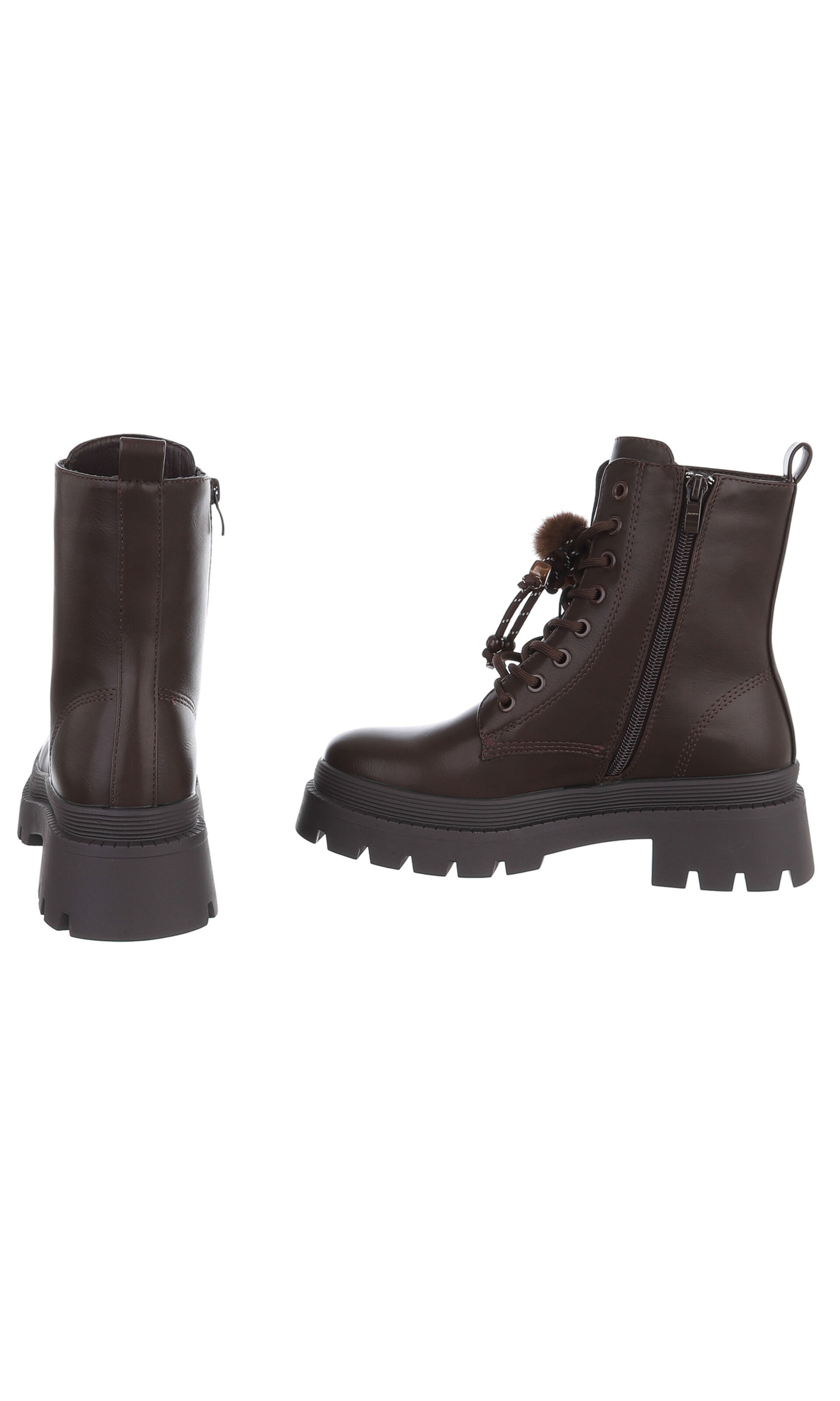 Ital-Design Stiefelette in Braun