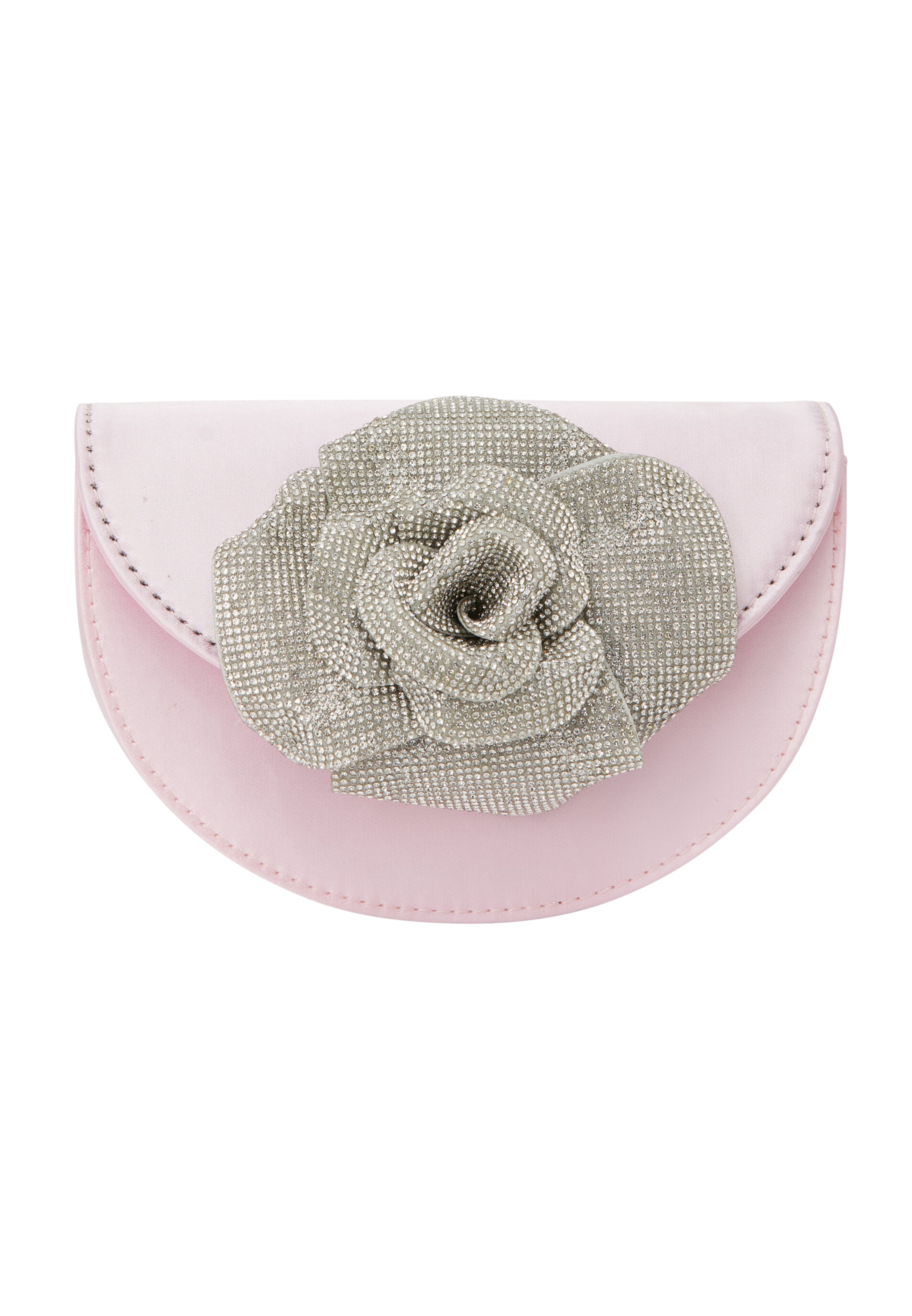 Clutch NAEMI pe rosé / argintiu, Vizualizare produs