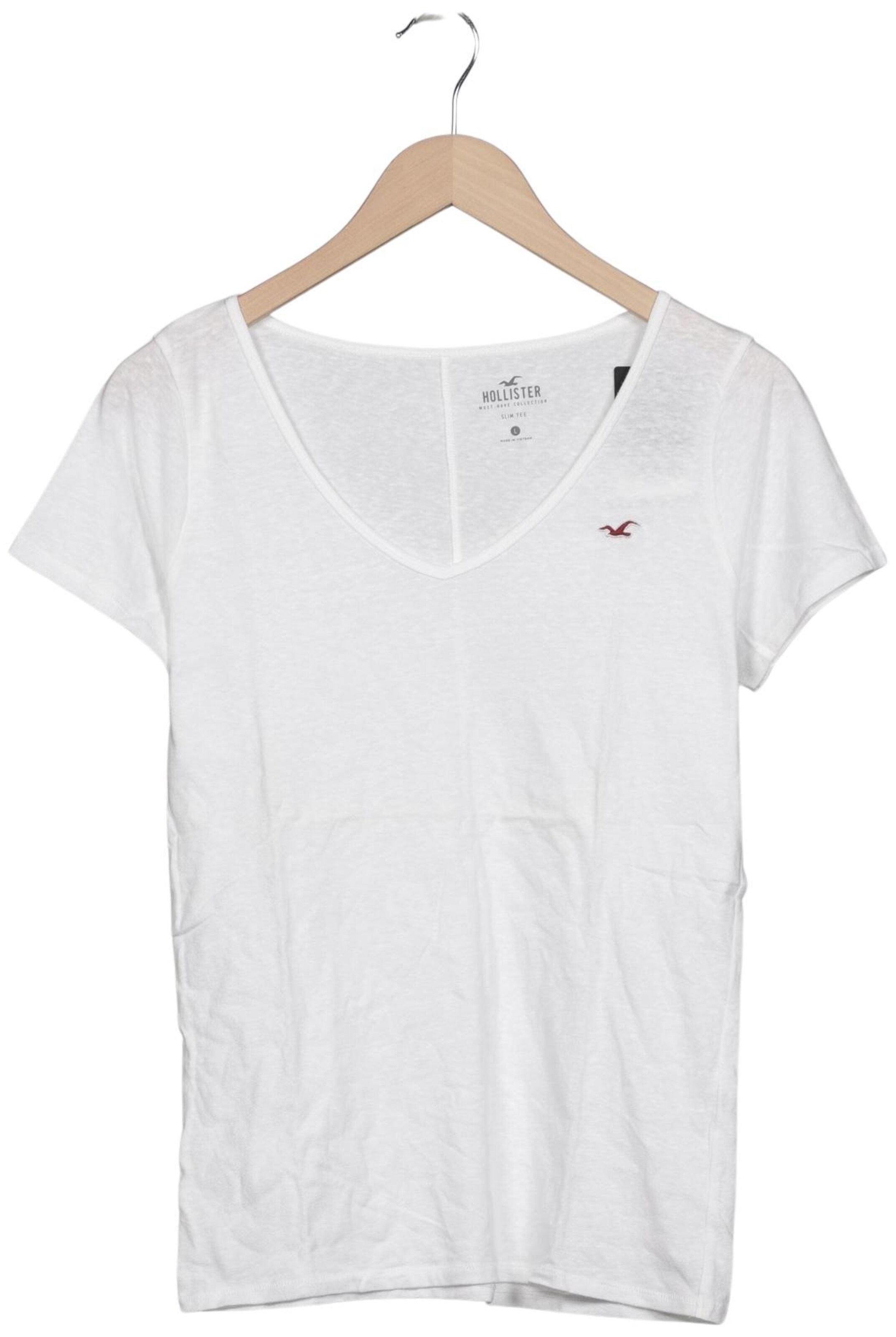 HOLLISTER Top & Shirt in L in White: front