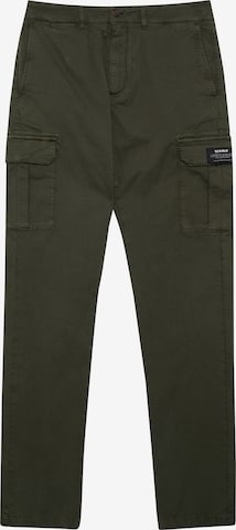 Regular Pantalon cargo 'Gork' ECOALF en vert : devant