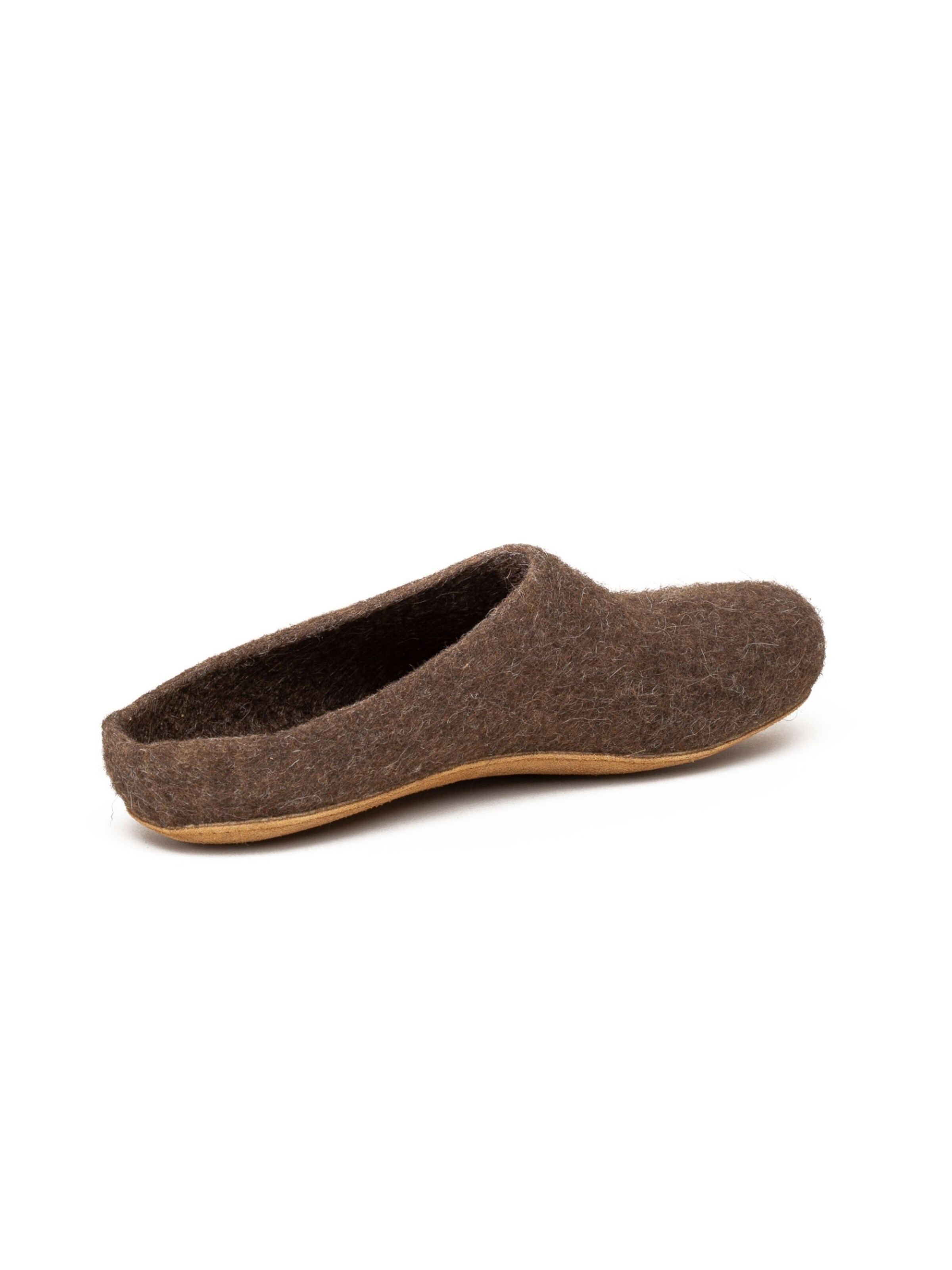 MagicFelt Slippers 'Filzpantoffel Magicfelt 713' in Brown