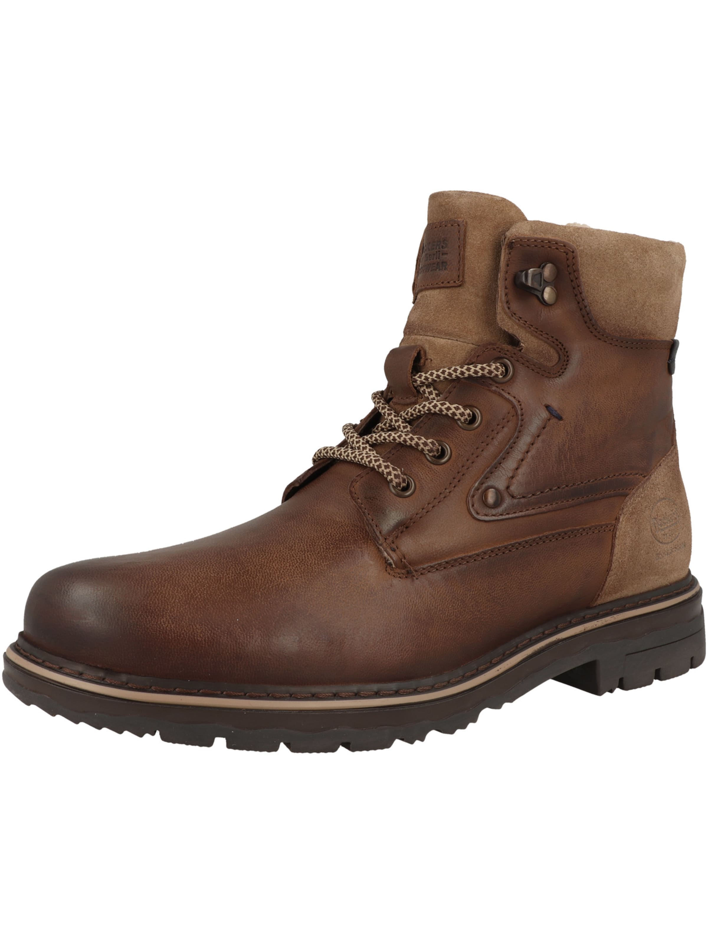 Boots stringati di Dockers by Gerli in marrone: frontale