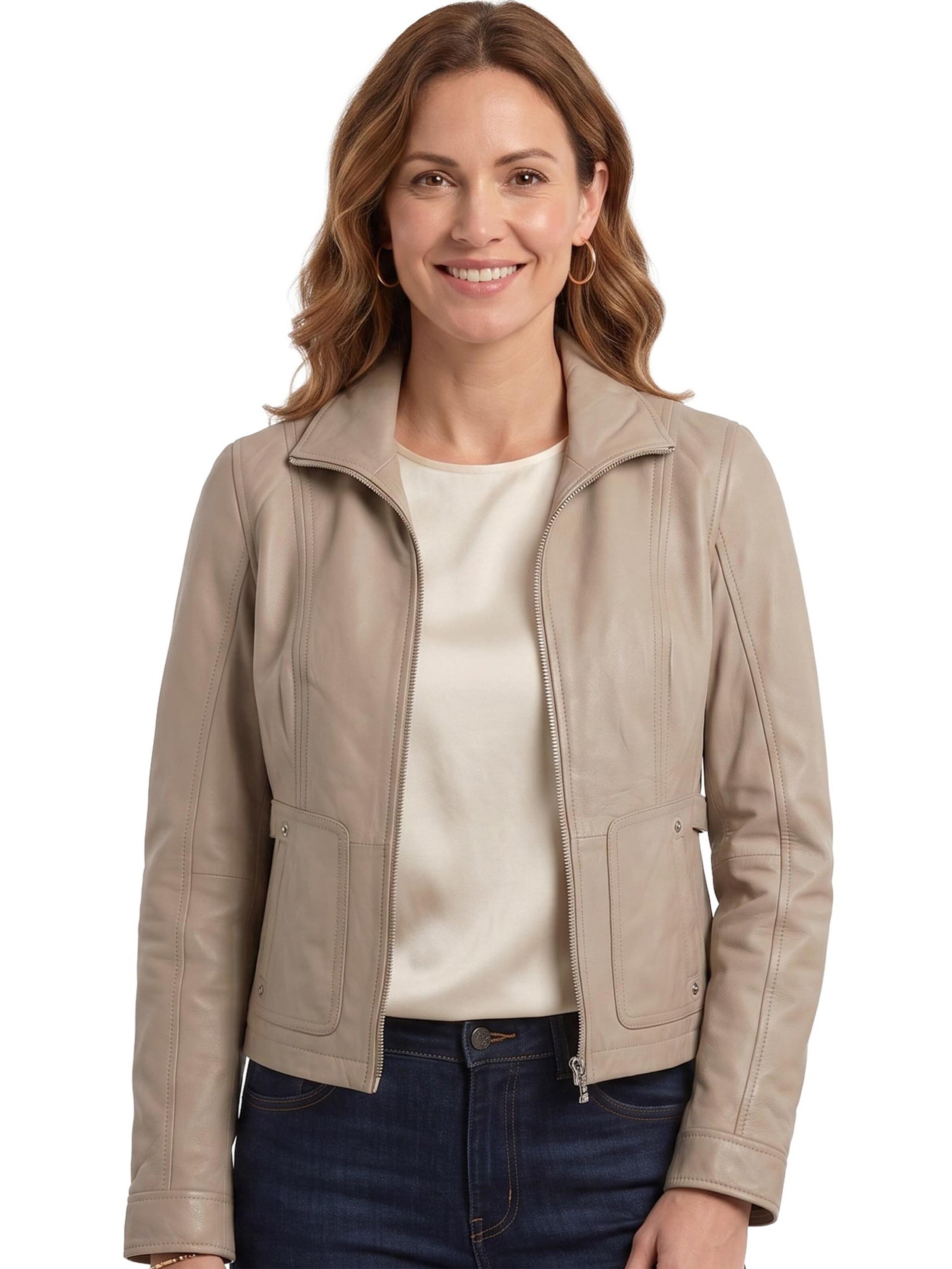Giacca di mezza stagione 'Linea' di Jilani in beige
