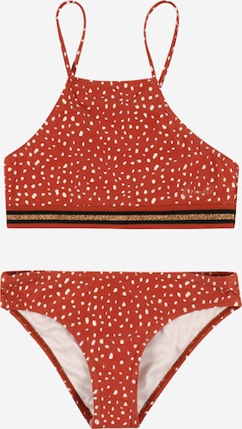 Brunotti Kids Athletic Swimwear 'Dolores' in Red: front