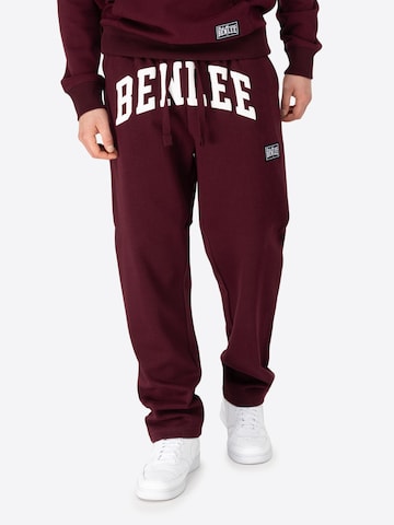 Regular Pantaloni sport 'Atkins' de la Benlee pe roșu: față