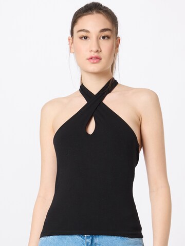 ABOUT YOU Top 'Alannah' in Black: front
