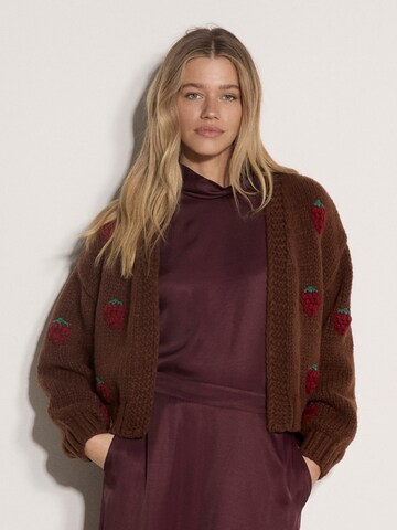 Cardigan bavarois ' ' Apricot en marron : devant