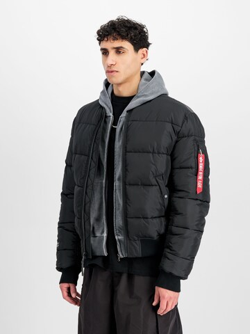 ALPHA INDUSTRIES Übergangsjacke in Schwarz