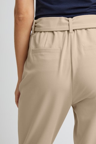 b.young Tapered Stoffhose 'BYDANTA' in Beige