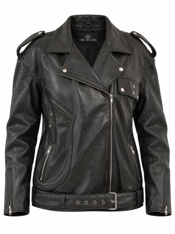 Chic and Clicks - Chaqueta de entretiempo 'Noir' en negro: frente