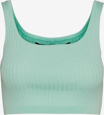 VERO MODA Knitted Top 'Fibly' in Green: front