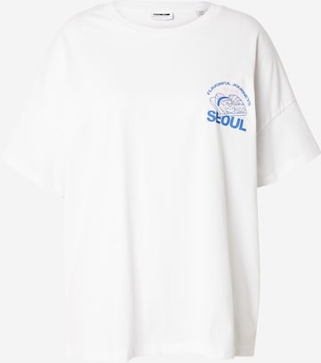 Noisy May Curve Paita 'NMIDA RAMEN' värissä valkoinen: etupuoli