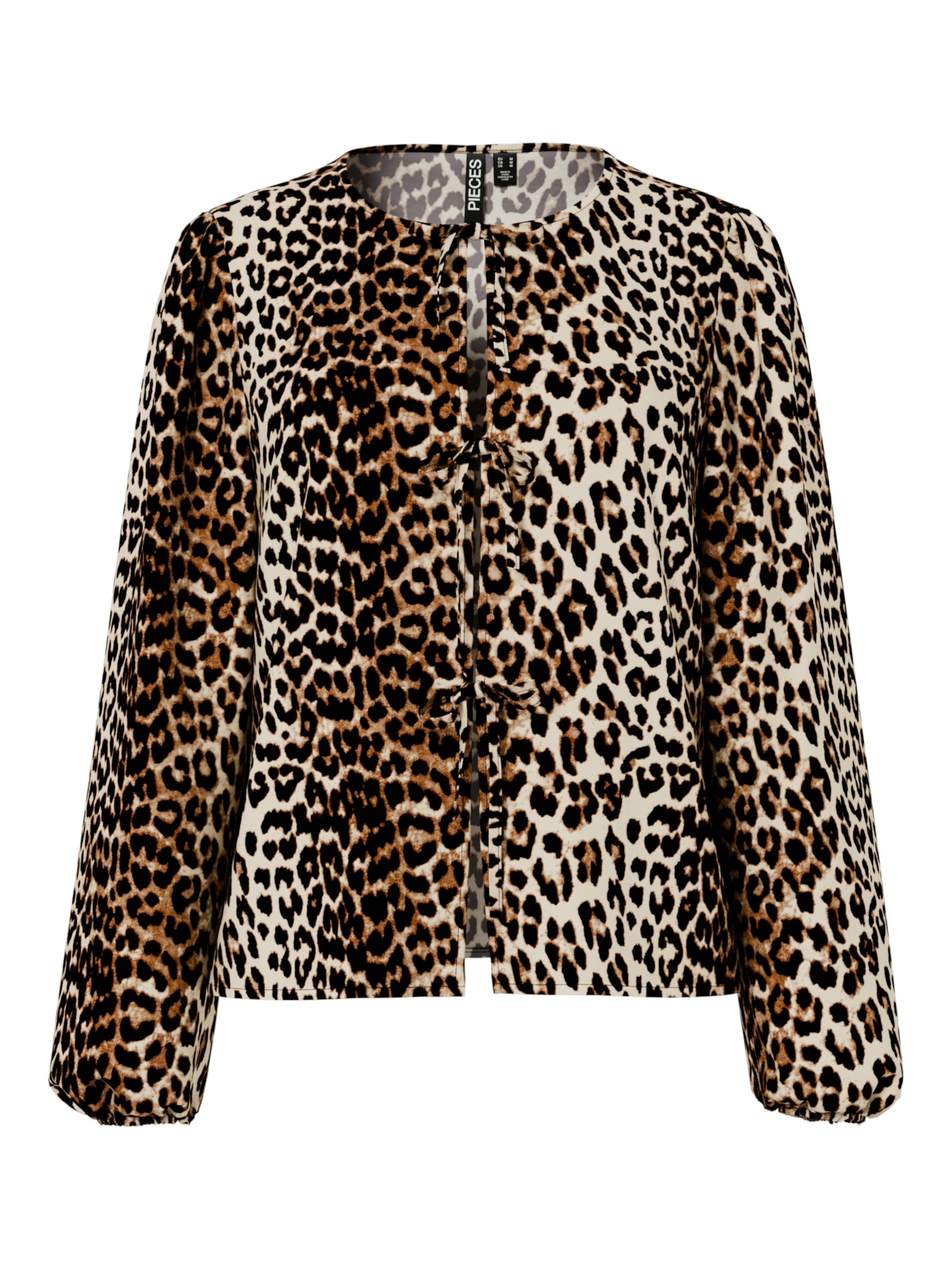 PIECES Блузка 'PCTIFFANY' в Коричневый: спереди