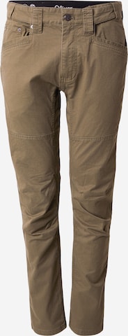 Pantalon 'Seattle' s.Oliver en vert : devant